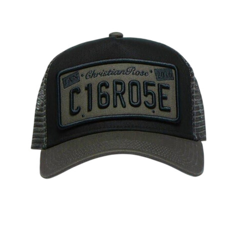 Christian Rose Private Plate Logo Trucker Cap 2