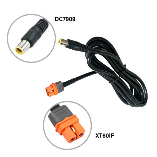 XT60IF-Buchse auf DC7909-Stecker, Stromanschlusskabel,-5 Meter 2