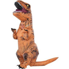 Aufblasbares Tyrannosaurus-Rex-Kostüm – 2 m – Weihnachtsdekoration