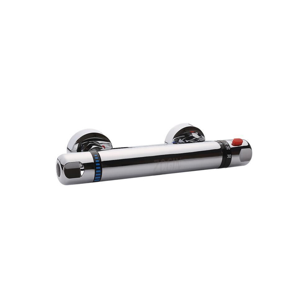 Chrome Thermostatic Shower Mixer - Uten - Anti-Scald Wall Mount - Water Mixer - Constant Temperature 6485316037317