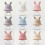 Casquette oreilles de lapin en coton chaud, doux,-Blanc 9
