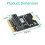 M.2 NGFF E-Key to E- Key Convert Adapter Card for AX200/201/210 WiFi Card Vertical Installation 7