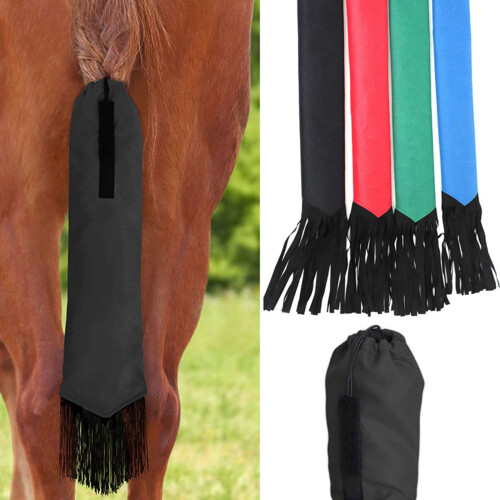Housse de queue de cheval pour Protections de queue de-Vert bleu 2