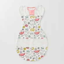 (Watermelon Party,M)Saco de dormir para bebé con algodón absorbente de humedad para un descanso cómodo