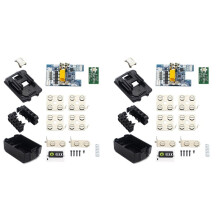 2X Power Tool Lithium Battery Case Storage Box Protection Circuit Board for 18V Li-Ion Battery BL1830