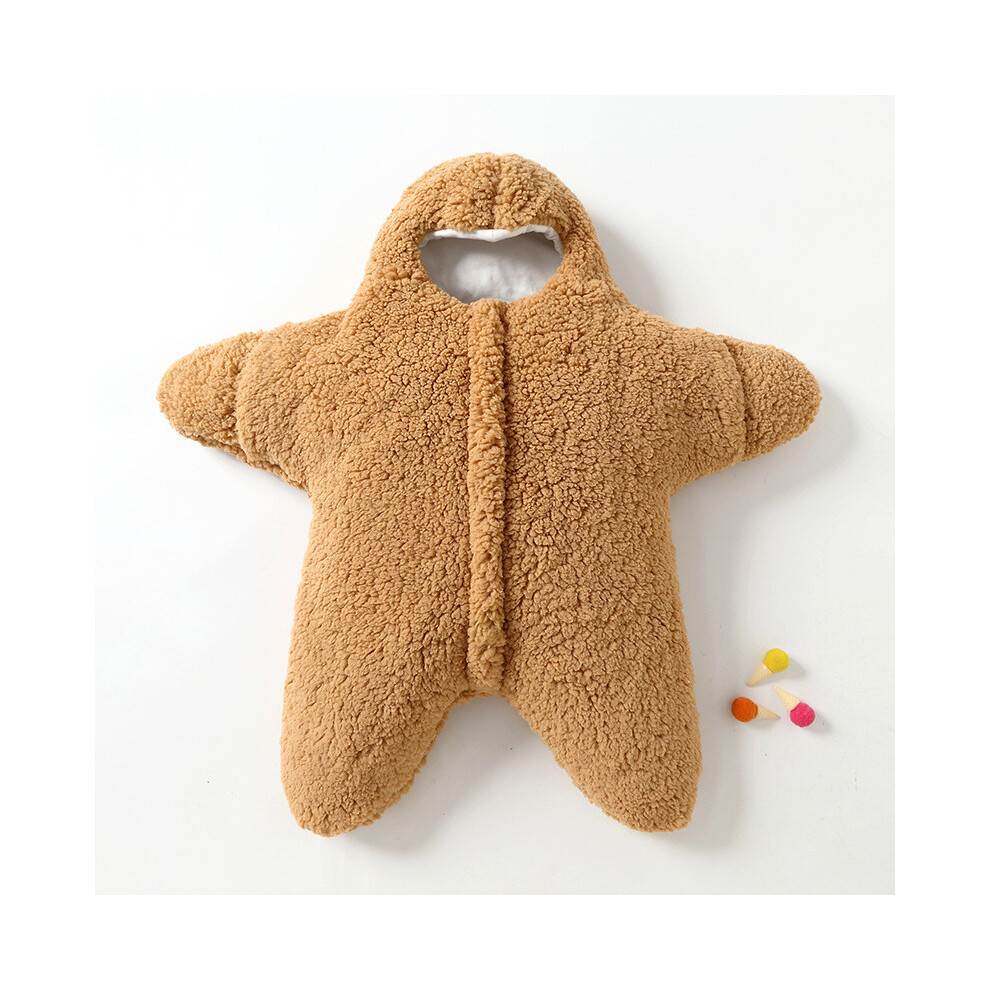 (Khaki, L) Baby And Star Rabbit Sleep Bag With Premium Fabric For Cold Season Baby Gift