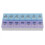 Plastic Simplified Modern Pill Box Sealed Lids Grid Storage Medication Daily 10