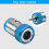 Screwdriver  Magnetic Ring, Upgrade Magnetizer Screw Removable for Hex Screwdriver and Power Bits,1PCS 6