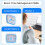 60-Minute Visual Timer with Night Light, Countdown Timer,Pomodoro Timer with Rainbow Pattern for Kids and Adults 4