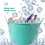 LIVIVO Galvanised Steel Drinks Bucket Turquoise 3