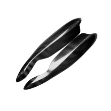 1 Pair ABS Plastic Headlight Eyebrow Cover Improves Car