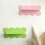 Wooden Wavy Storage Rack Wall Shelf Home Decoration 4
