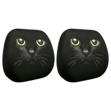 Pair Ventilated Auto Headrest Covers Upgrades Suitable for-2