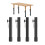 Table Leg Extender Table Workbench Height Extender Easy to Install Use Straight Leg Table Leg Extender 3