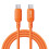 60W 480Mbps USB Kabel USB naar USB C Kabel Type C Snel-Amber 1