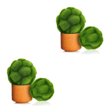 4Pièces Boules De Mousse Artificielle Vert Pour Maison Jardin
