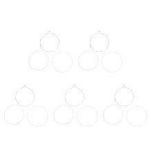 15Pièces Ensemble Cordes Nylon Balalaika Accessoires Solides