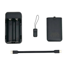 Super Snel Opladen Batterijhouder Powerbank Case Niet-Zwart