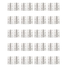 40pcs Stainless Steel 2 Inch 4.4x3.1cm Cabinet Door Hinges Hardware