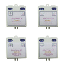 4X AC 120V 220V Delay Relay Power Delay OFF 1-480Min Adjustable Delay Power OFF Automation Controller