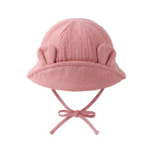 Breathable Fisherman Hat for Infant Toddler Spring-Dark pink
