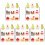5Ensembles Mini Support De Gâteaux ABS Décoratif Pour Vitrine Jouet 1