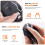 Silent Wireless Mouse USB Rechargeable Gaming Computer Rechargeable  Mouse for PC and Laptop Black 4