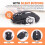 Silent Wireless Mouse USB Rechargeable Gaming Computer Rechargeable  Mouse for PC and Laptop Black 5