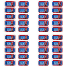40 Pz Modulo Relè Scheda Relè 12V 1 Canale con Isolamento Optoaccoppiatore Supporto Livello Alto o Basso