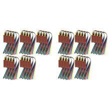 40 Pcs Bible Ribbon Bookmark Bulk Artificial Leather Christian Book Markers with 5 Colorful Ribbons for Books