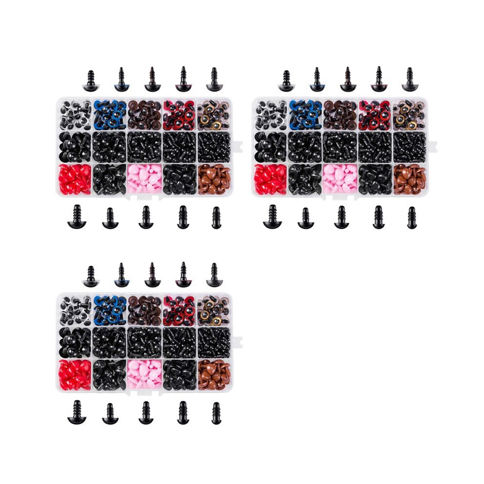 2256Pcs Safety Eyes And Noses For Amigurumi Stuffed Crochet Eyes With Washers Doll Eyes For Amigurumi Teddy Bear 4712258892882