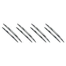 8x Essuie-Glaces de Voiture 26 Pouces + 22 Pouces Combo Caoutchouc Silicone Pare-Brise Désossé Essuie-Glaces pour Série 5 E39 95-03