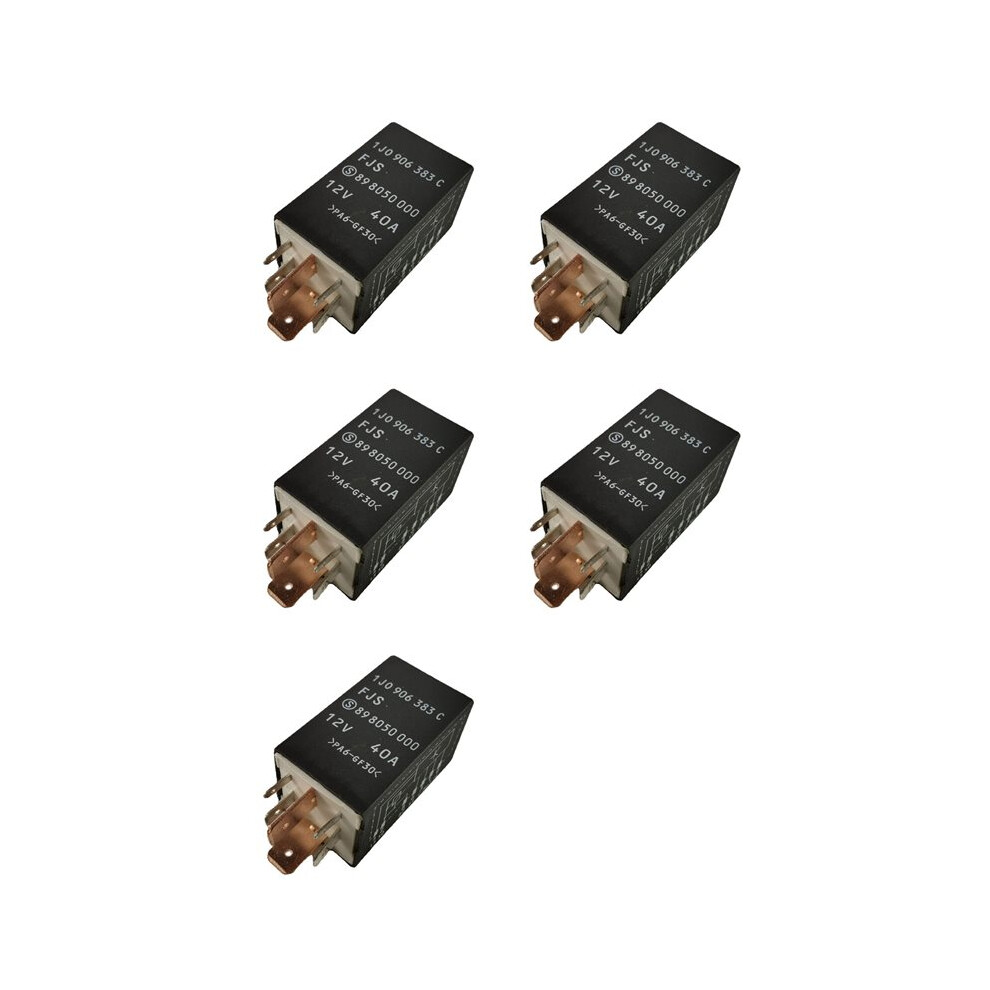 5X Fuel Pump Relay For - Beetle - 1J0 906 383 C 1J0906383c Black 6033509295671