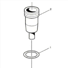 12Set Injector Sleeves for Trucks Injector Holder Repair Kit 21351717