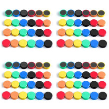 Pacote de 240 ÍMãS, ÍMãS de Quadro Branco, ÍMãS para Quadro MagnéTico, ÍMãS, Geladeira, ÍMãS Redondos Coloridos, Forte