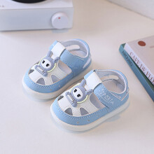 (Blue,16)Sneakers leggere bambino cartone animato con nastro magico per autunno primavera