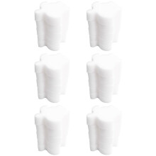 300Pcs White Floating Spa Sponge Turtle Oil Absorbing Hot Tub Skimmer Scum Absorber Cleaners for Swimming Pool