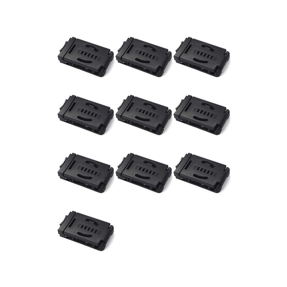 60Pcs Travel Buckle Large Tek Lok Belt Clip Loop For Knife Kydex Sheath/Holster With Hardware, Special For Diy 4712551361481