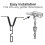 Rain Chain Gutter Clip,Rain Chain Adapter Hook, Standard Mounting Combination 2