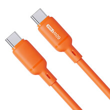 60W 480Mbps Schnellladekabel USB Typ C Kabel-Bernstein