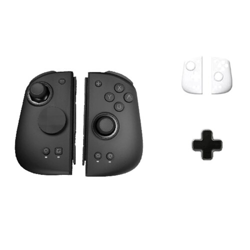Voor   OLED /2 Joypad Hall Joystick Console NS OLED Gamepad M6 HD Gemini 2 Controller Zwart
