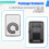 Music MP3 Player with USB Cable with Headphones Black 5