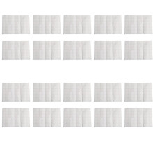20X La Vis Auto-Adhésive de Placard D'Armoire Couvre les Autocollants 54 En 1 Blanc