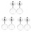 6Pcs New Sets Toilet  Screws Top Fix Hinge Pack Repair Tool Replacement 1