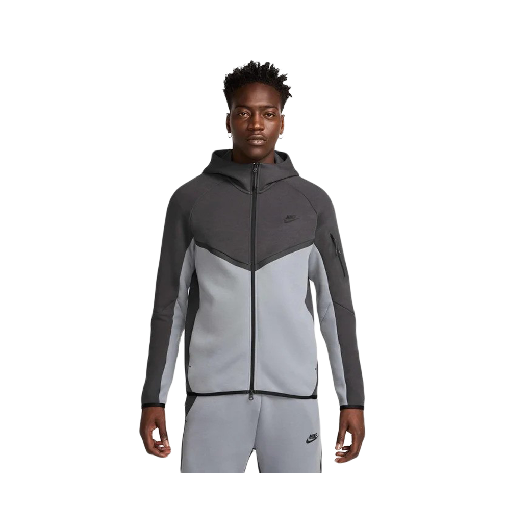 Nike Tech Fleece Wind Runner Coolgrey/Black S Multicoloured