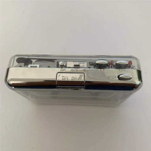 Volledig Transparante Behuizing Cassette Naar MP3 Type-C Interface 1