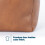 LIVIVO Weighted Cube Door Stopper Tan 8