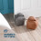 LIVIVO Weighted Cube Door Stopper Tan 11