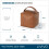 LIVIVO Weighted Cube Door Stopper Tan 12