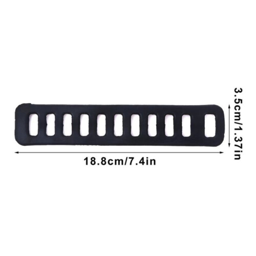 4Pcs Car Bicycle Frame Bicycle Accessories Fixed Strap Rubber Strap Elastic Buckle